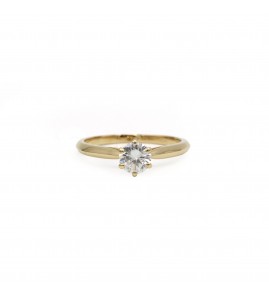 Solitaire - Or & Diamant 0,55 ct